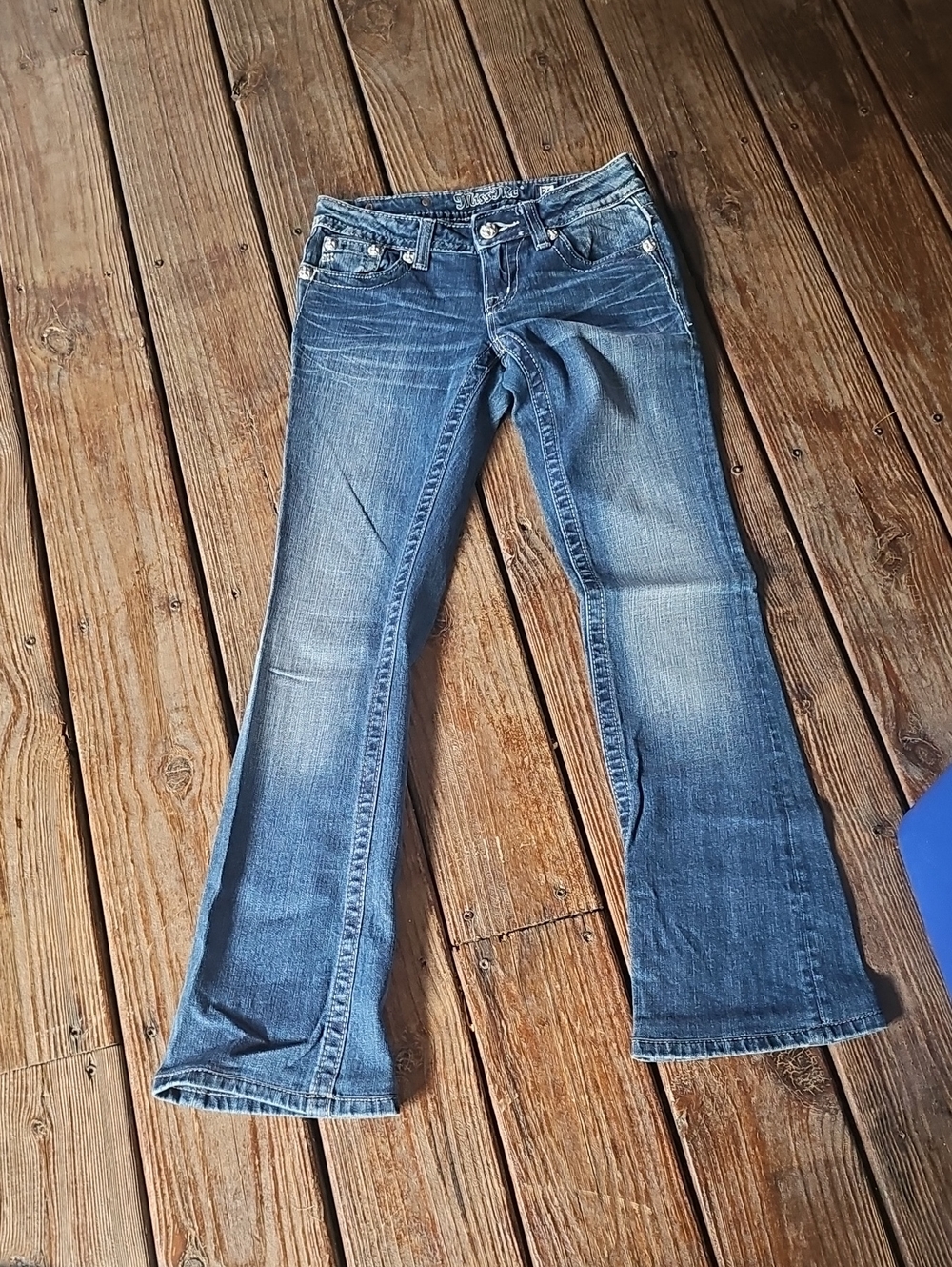 Miss Me Blue Flare Jeans